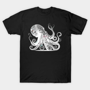 Cool octopus design with Aztec pattern T-Shirt